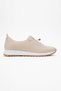 Women's Lace-Up Casual Shoes Beige Skin - 2