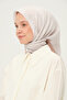 Amber Square Scarf 90X90 cm Non-Slip Fabric Off-White - 2