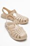 Closed Front Beach Sandals Beige