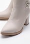Women's Stoned Daily Heeled Shoes Ten Skin - 3