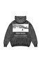 Sierra Nevada Oversize Unisex Washable Black Hoodie