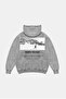 Sierra Nevada Oversize Unisex Washable White Hoodie