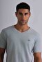 Slim Fit Shield V-Neck T-Shirt - 4