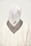 Amber Square Scarf 90X90 cm Non-Slip Fabric White - 3