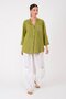 22046 Sequin Embroidered Pocket Detail Shirt