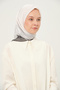 Amber Square Scarf 90X90 cm Non-Slip Fabric White