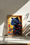 One Piece Real Raw Wooden Framed Mosaic Themed Painting - Model 19 - 3