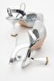 Women's Stoned Heeled Shoes Silver Water - 4