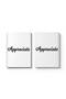 دفتر ملاحظات حلزوني مع غلافين أمامي وخلفي صلبين بتصميم Appreciate - 4