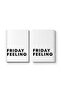 دفتر ملاحظات حلزوني مع غلافين أمامي وخلفي صلبين بتصميم "Friday Feeling" - 4