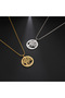 Tree of Life Design Square Chain Stainless 316L Steel Necklace - 5