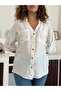 Short Sleeve Double Pocket Women's Shirt Model Code:605 - 4