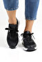 Black Women's Mesh Detailed Sneaker Shoes Casual - with Color Options - 2