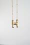 Women's 316 L Stainless Steel Balloon Letter Pendant H - 2