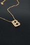 Women's 316 L Stainless Steel Balloon Letter Pendant B