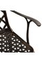 3 Piece Bistro Set Cast Aluminium Bronze - 4