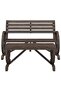 4 Piece Garden Lounge Set Solid Wood Fir - 4