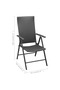 9 Piece Garden Dining Set Black - 3