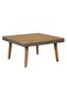 4 Piece Garden Lounge Set with Cushions Solid Acacia Wood Brown - 5