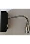 Black Bedside Reading Lamp Sconce Spiral Black Color 3W Chrome Color Spiral. (9-30 Volts) - 3