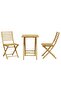 3 Piece Bistro Set Bamboo - 2