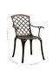 3 Piece Bistro Set Cast Aluminium Bronze - 3
