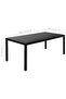 9 Piece Garden Dining Set Black and Brown - 3