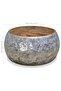 Coffee Table Aluminium Teak 60x60x30 cm - 7
