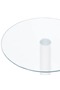 Coffee Table Transparent 40 cm Tempered Glass - 2