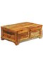 Coffee Table with Storage Vintage Reclaimed Wood - 5