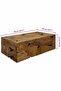 Coffee Table 90x50x30 cm Genuine Teak Brown - 3