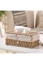 Woven Tissue Box with Cover, Perfect for Living Room, Bathroom, Home, Office