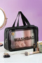 3142 Transparent Travel and Makeup Bag Waterproof Organizer Washbag 20X30 cm - 4