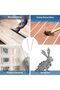 Wire Nail Heavy Duty Wire Nails Packet Galvanized Steel Nails for Wood Multipurpose Fasteners for Ca - 4