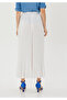 Elastic Waist Pleated Chiffon Trousers - 3
