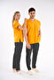 Mustard Dr.Greys Model Lycra Nurse Doctor Uniform Scrubs Single Top Unisex Bat Sleeve