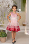 D' Daniela - Emelly Dark Pink Colorful Party Dress