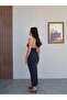 Gold Buckle Detailed Maxi Dress - 5