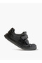 Boys' Solid School Shoes with Hook and Loop Closure - 200010-D - 5