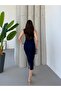 Women's Draped Skuba Crepe Midi Savior Dress - 3
