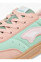 Women's Colourblock Lace-Up Sneakers - 4
