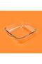 Borcam Oven Tray - Transparent - 26X22 cm - 3