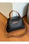 Practical Women's Hand and Shoulder Bag with Front Placket - 3