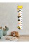 Children's Room, Engineering Vehicle Pattern, Height Measure, Wall Sticker, 30 X 1.20 cm