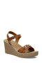 325073.Z 5Fx Tan Women's Wedge Heel Sandals - 2