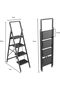 4 Step Ladder Folding Step Stool with Wide Anti-Slip Pedal 158kg Portable Ladders for Home and - 3