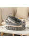 Set of 2 Woven Baskets with Handles Storage Bins with Sturdy Plastic Frame, Removable Fabric Liners - 2