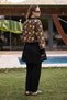 Women's Sunshine Parachute Fabric Full Covered 3-Piece Hijab Swimsuit Set - 4