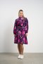 Women's Patterned Ruffle Dress 44-50 |   1063 - 2