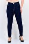 Women Regular Fit Solid Stretchable Denim Jeans, Navy